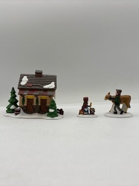Department 56 1996 Vintage Heritage VillageTending The New Calves Set Of 3 58395